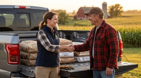 Hand Shake Vedor and Buyer